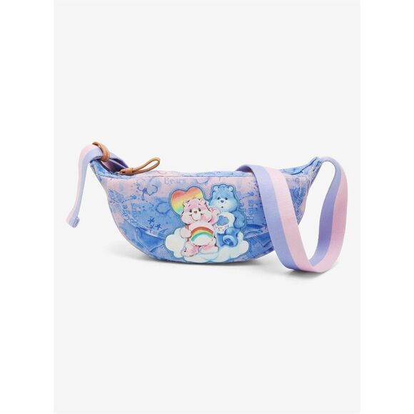 Care Bears Cheer Bear & Grumpy Bear Convertible Crossbody Belt Bag - Picture 2 of 5